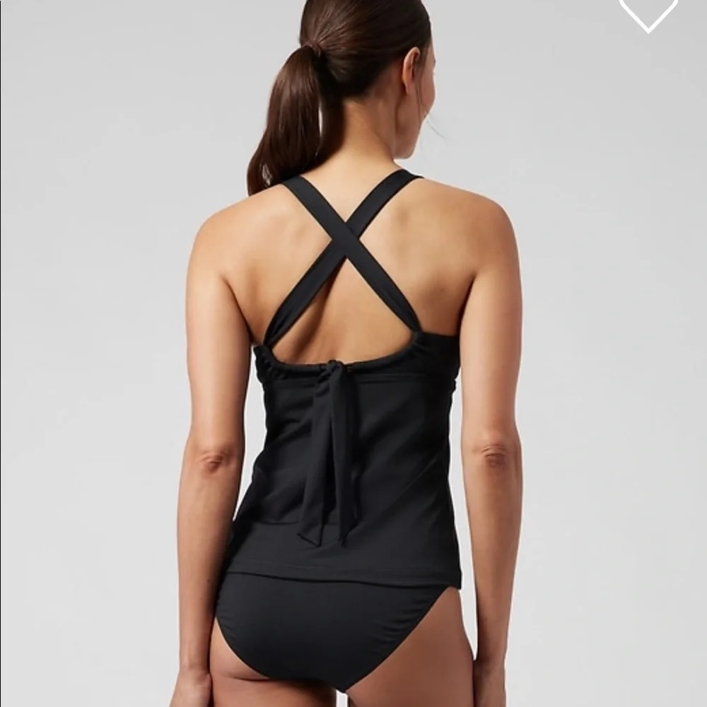 🖤 Athleta Plunge Tankini Top A-C // Black
